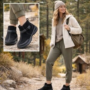 Easy Spirit Elita Classic Minimalist Cold Weather Cozy Explorer Bootie 7M